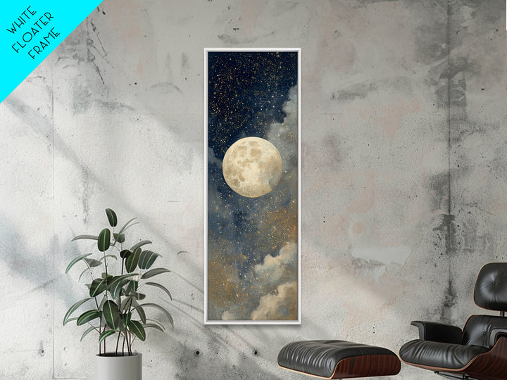 Subtle Celestial Scene Canvas Print, Above Bed Art, Photography Prints, Bedroom Decor, Fine Art, Serenity, Art Print, ABA-1x3-49