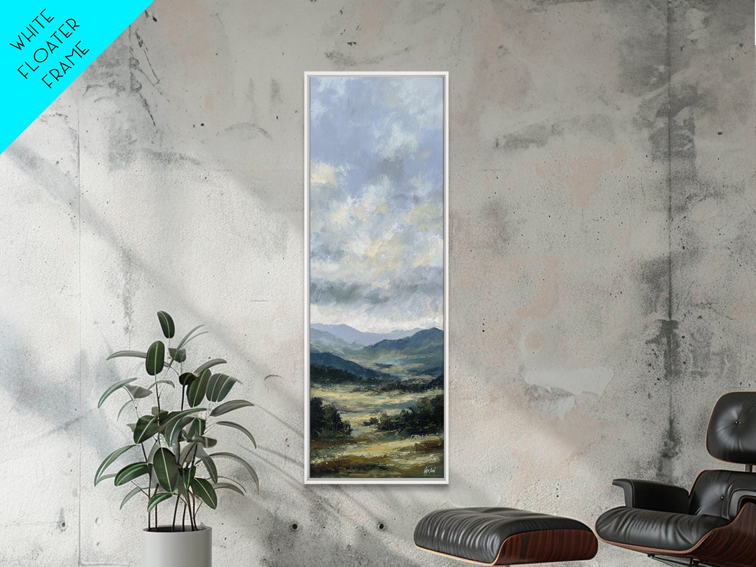 Soft Romantic Landscape Canvas Print, Above Bed Art, Art Print, Bedroom Decor, Fine Art, Serenity, Dorm Decor, Large Wall Art, ABA-1x3-77