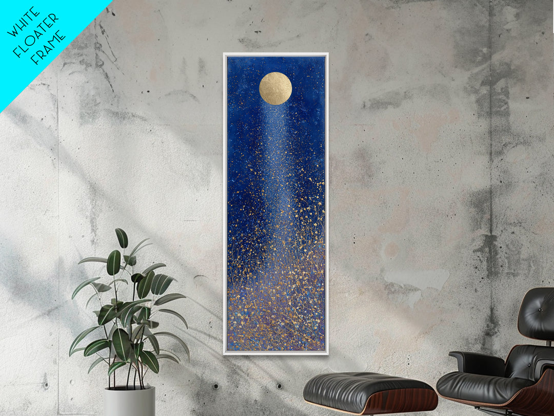 Subtle Celestial Scene Canvas Print, Above Bed Art, 3 Piece Wall Art, Bedroom Decor, Oil Painting, Serenity, Textured Painting, ABA-1x3-97