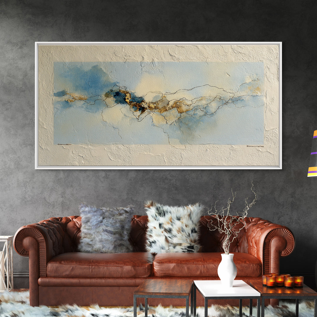 Minimal Two Figure Line Drawing Canvas Print, Above Bed Art, Printable Wall Art, Bedroom Decor, Oil Painting, Serenity, ABA-2x1-52
