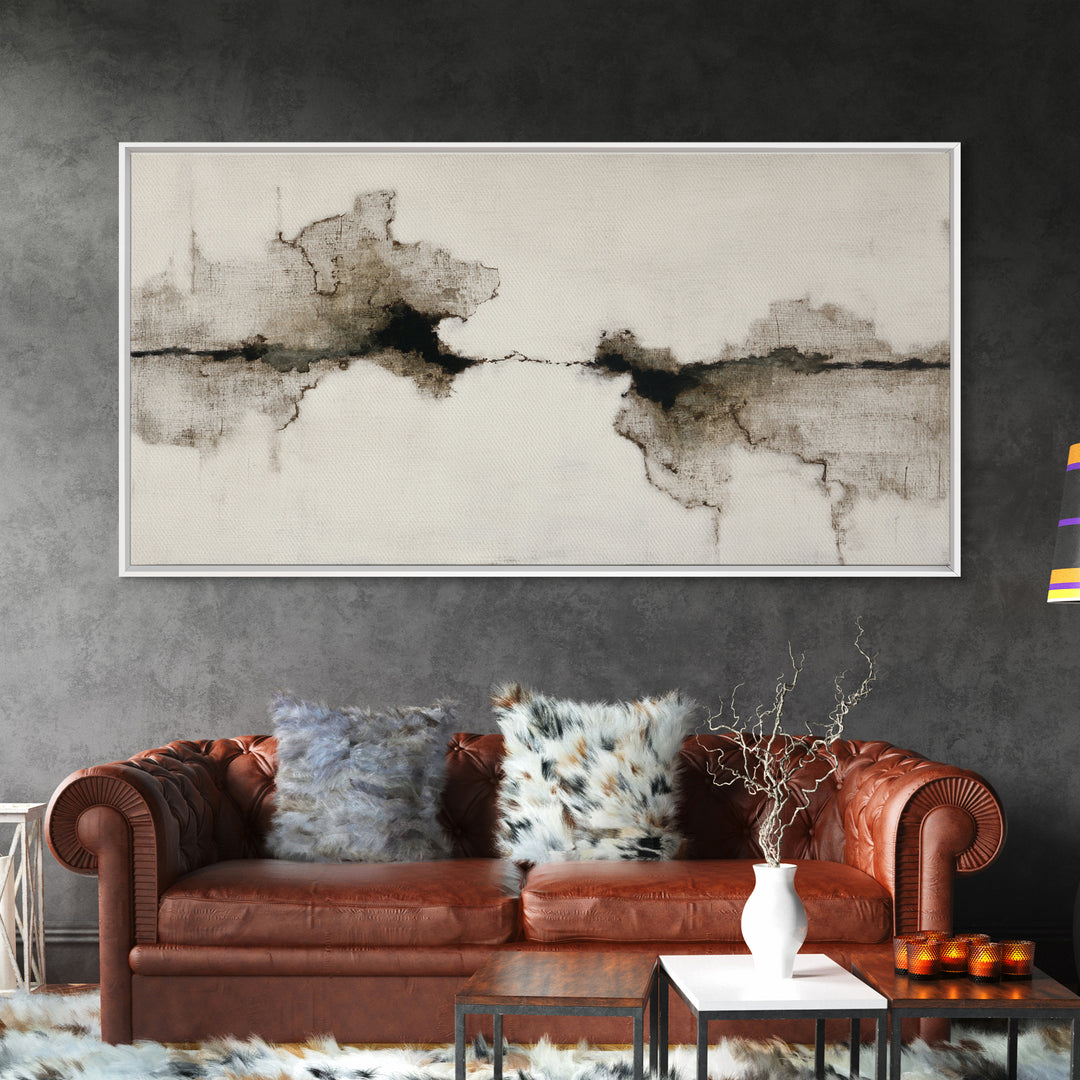 Minimal Two Figure Line Drawing Canvas Print, Above Bed Art, Living Room Decor, Bedroom Decor, Serenity 176, Piece Wall Art, ABA-2x1-76