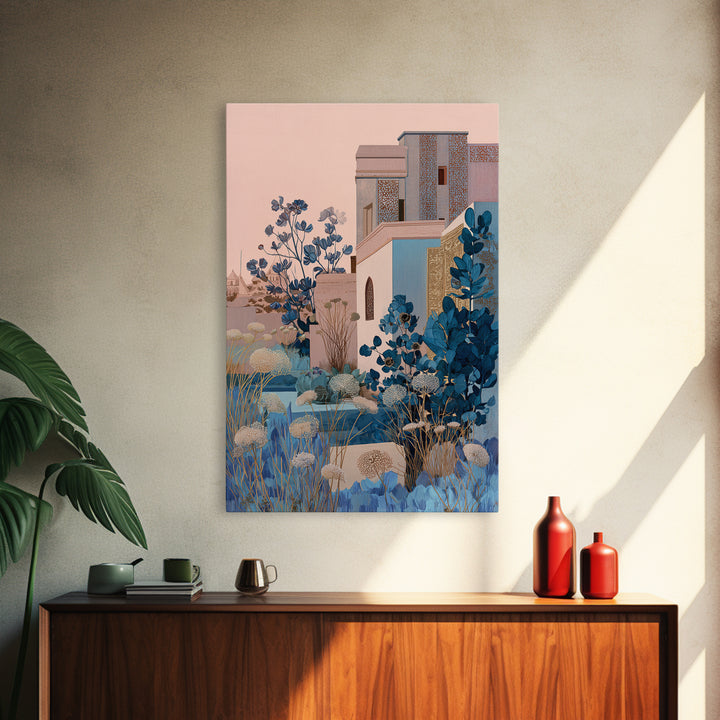 Oversized Lavender Field Framed Canvas Print, Above Bed Art, Room Decor, Bedroom Decor, Oil Painting, Serenity, Large Wall Art, ABA-2x3-51