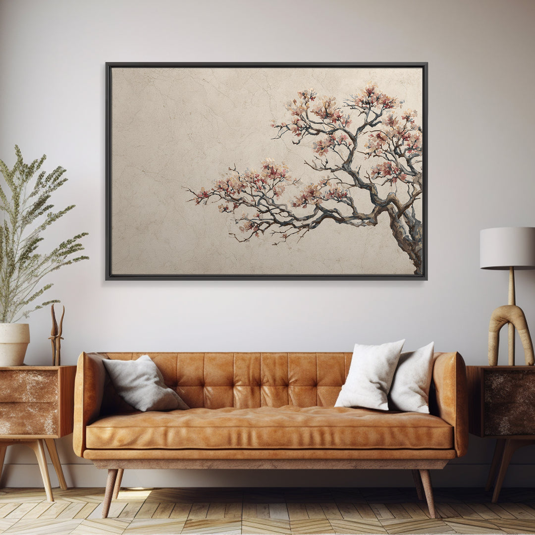 Japandi Ink Shapes Canvas Print, Above Bed Art, Original Art, Bedroom Decor, Abstract Art, Serenity, Sage Green Wall Art, ABA-3x2-22