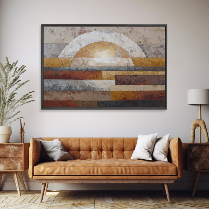Neutral Abstract Arches Canvas Print, Above Bed Art, Boho Wall Art, Bedroom Decor, Fine Art, Serenity, Above Bed Decor, ABA-3x2-32