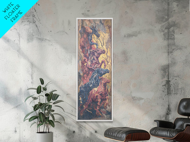 Textured Tribal Bird Figure Abstract Wall Art, African Inspired Canvas Decor, Afrocentric Painting, Bold Home Decor Gift