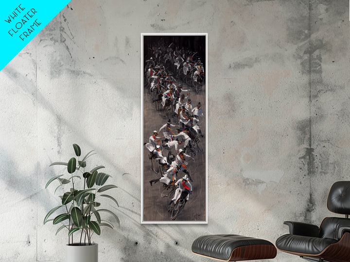 African Horseback Warriors Wall Art, Dynamic Tribal Riders Painting, African Warrior Art, Bold Cultural Canvas Decor Gift