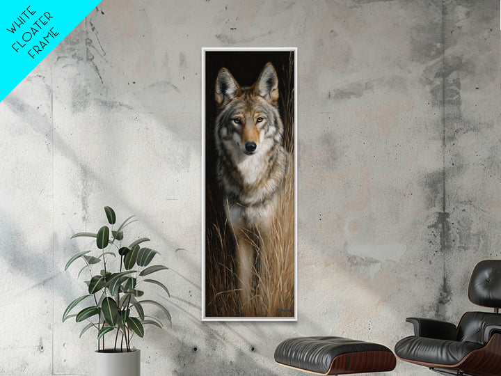 Dog Portrait with Painterly Collar and Loyal Canvas Print, Animal Art, Cat Art, Living Room Decor, Fine Art, Creature, ANI-1x3-49