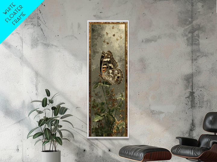 Butterfly Specimen Composition Canvas Print, Animal Art, Digital Wall Art, Living Room Decor, Creature, Modern Wall Art, ANI-1x3-59