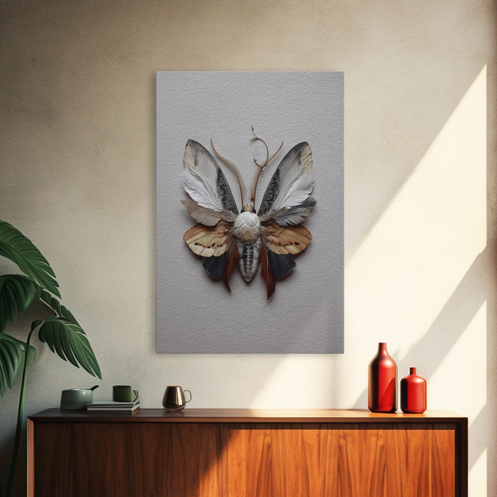 Butterfly Specimen Composition Canvas Print, Animal Art, Art, Living Room Decor, Creature, Original Art, Nursery Wall Art, ANI-2x3-79