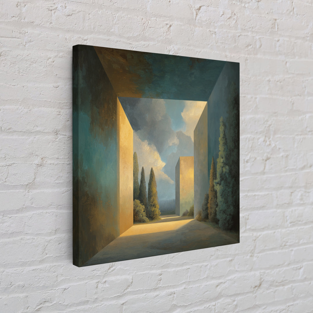 Surreal Dream Landscape Framed Canvas Print, Art, Wall Art for Mom, Living Room Decor, Fine Art, Wood Wall Art, ART-1x1-11