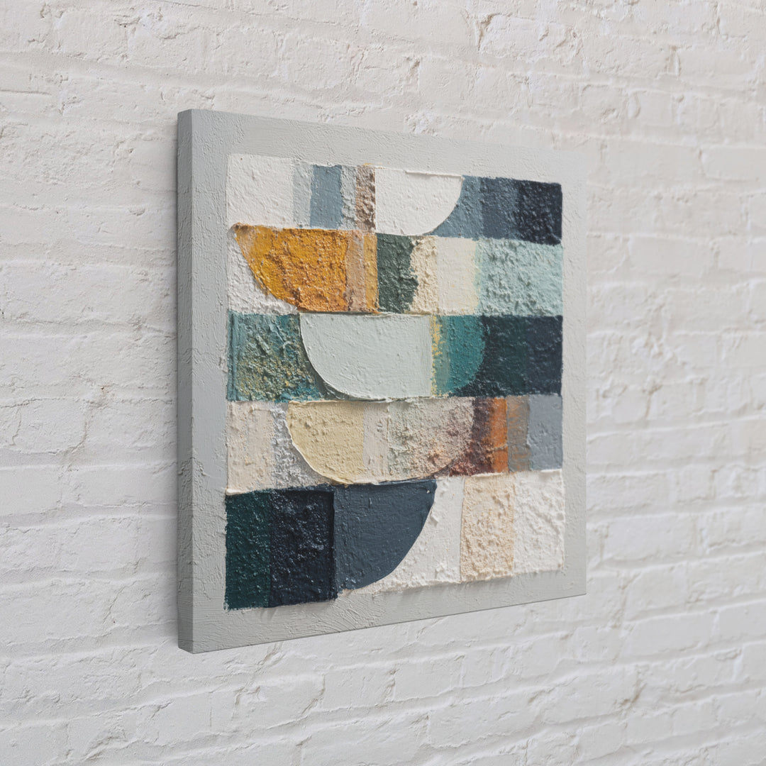 Textured Neutral Abstraction Canvas Print, Art, Ai Art, Living Room Decor, Abstract Art, Home Decor, Gallery Decor, ART-1x1-13