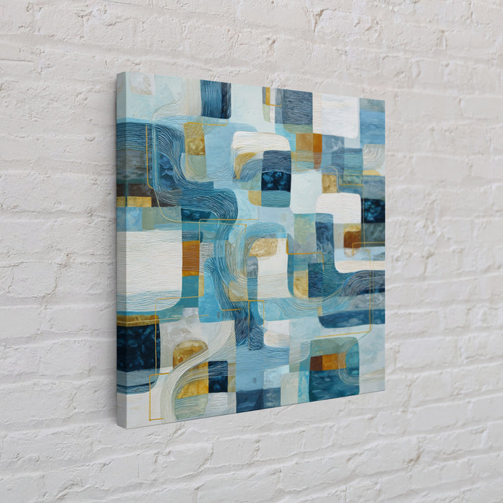 Abstract Water Forms Framed Canvas Print, Art, Canvas Art, Living Room Decor, Fine Art, Horizontal Wall Art, ART-1x1-43
