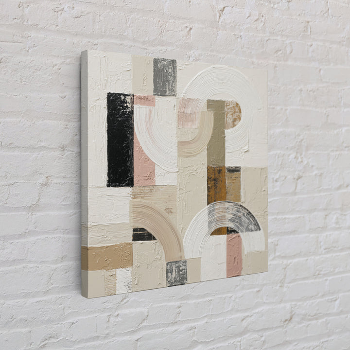 Textured Neutral Abstraction Framed Canvas Print, Art, Printable Art, Living Room Decor, Fine Art, Statement Artwork, ART-1x1-61