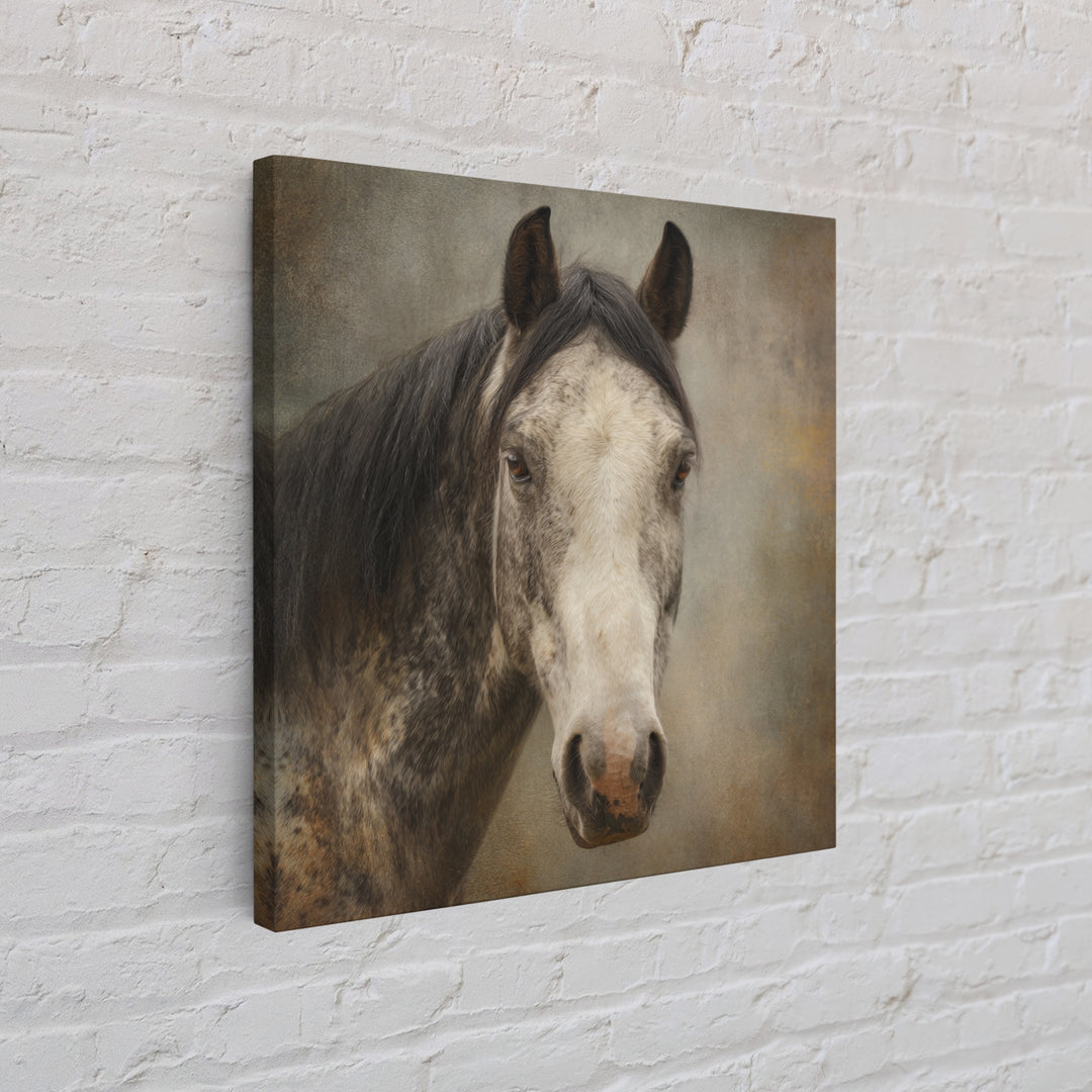 Elegant Animal Portrait Canvas Print, Art, Printable Art, Living Room Decor, Fine Art, Statement Artwork, Boho Decor, ART-1x1-90
