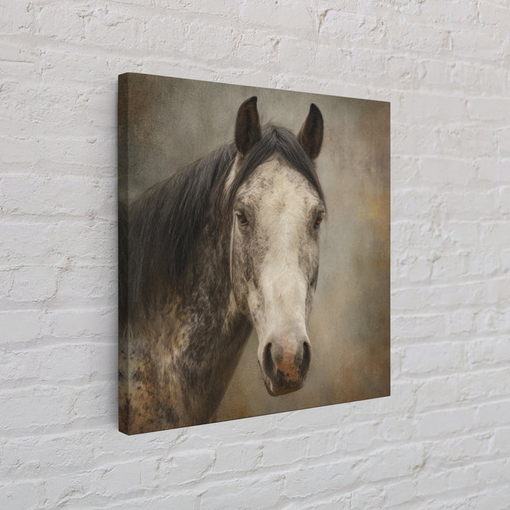 Elegant Animal Portrait Canvas Print, Art, Printable Art, Living Room Decor, Fine Art, Statement Artwork, Boho Decor, ART-1x1-90