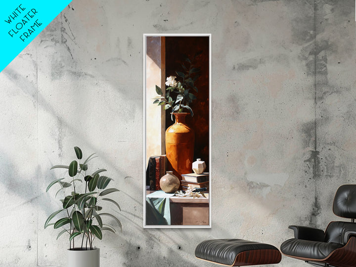 Sunlit Interior Still Life Canvas Print, Art, Ai Art, Living Room Decor, Fine Art, Home Decor, Gallery Decor, ART-1x3-26
