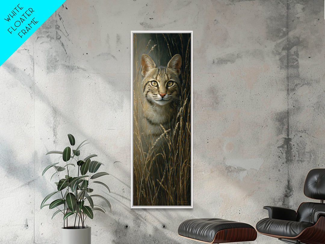 Elegant Animal Portrait Framed Canvas Print, Art, Textured Wall Art, Living Room Decor, Oil Painting, Gallery Decor, ART-1x3-30