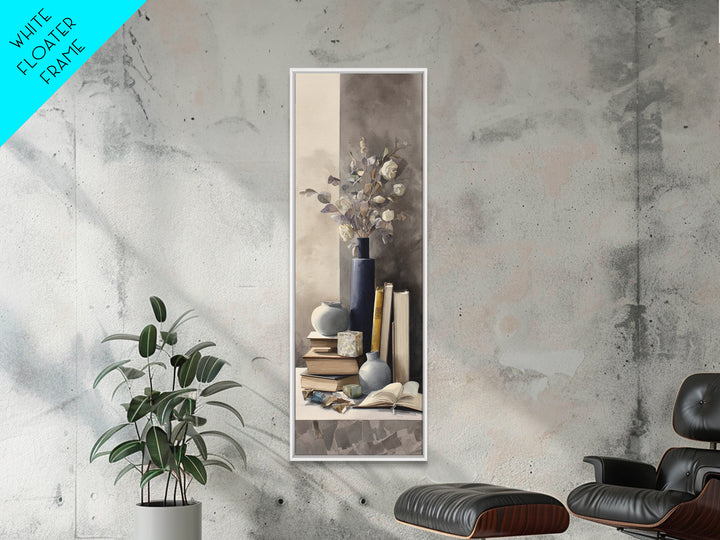Sunlit Interior Still Life Framed Canvas Print, Art, Printable Art, Living Room Decor, Fine Art, Statement Artwork, ART-1x3-74