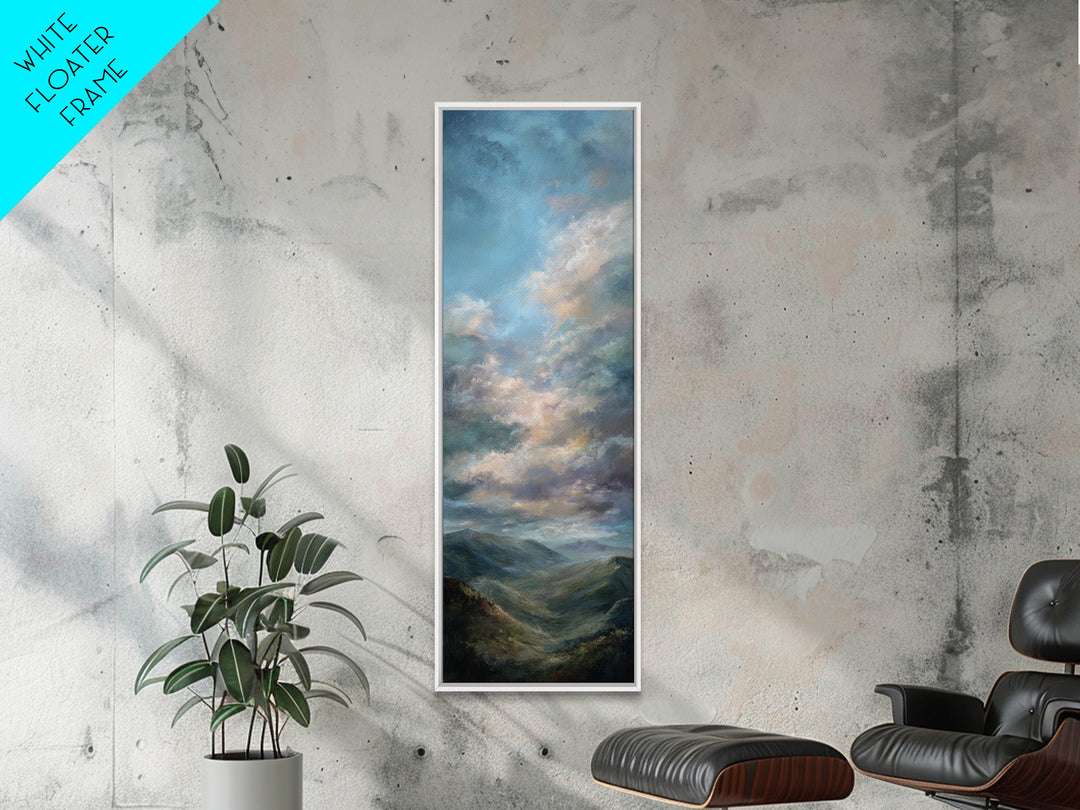 Quiet Mountain Scene Canvas Print, Art, Gallery Decor, Living Room Decor, Fine Art, Contemporary Art, Wall Art, ART-1x3-77