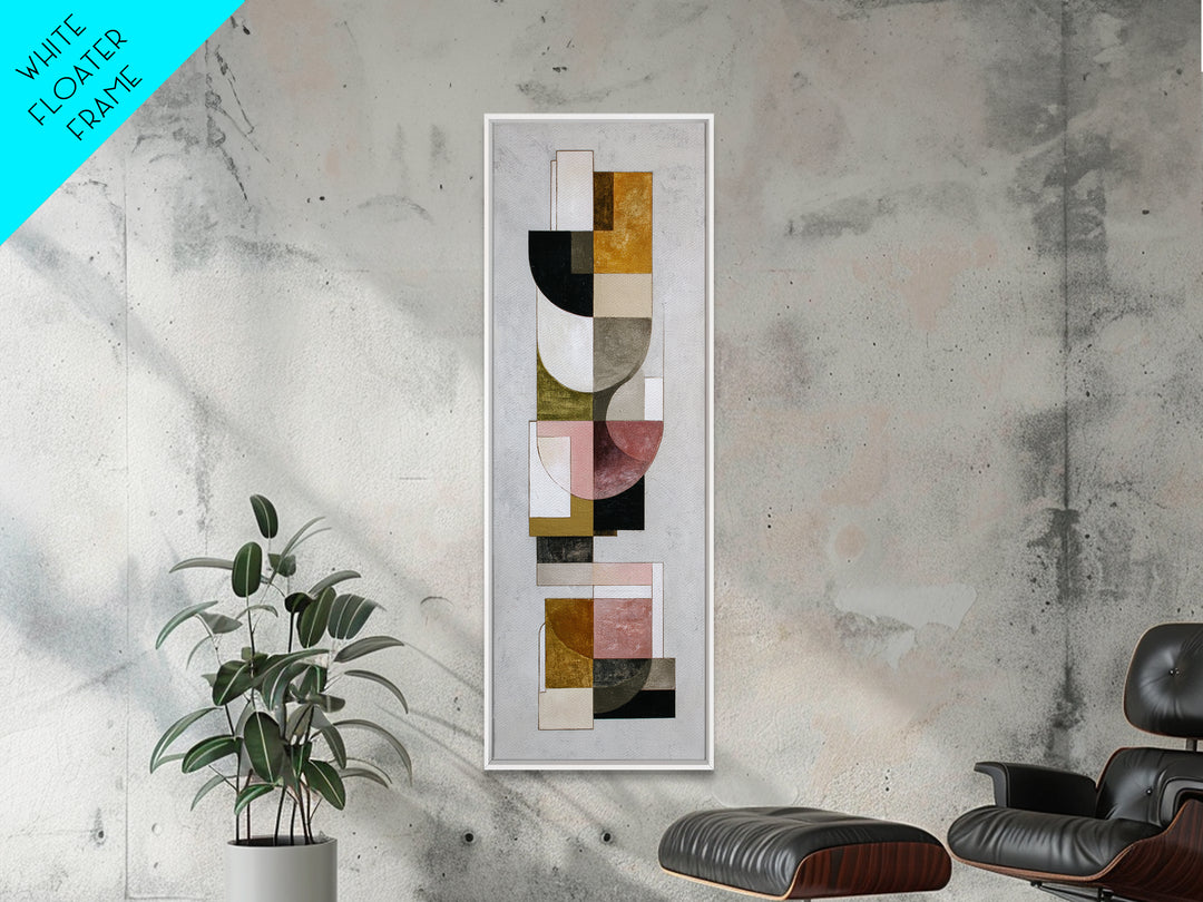 Geometric Color Study Canvas Print, Art, Fine Art Print, Living Room Decor, Abstract Art, Digital Art, Printable Wall Art, ART-1x3-93