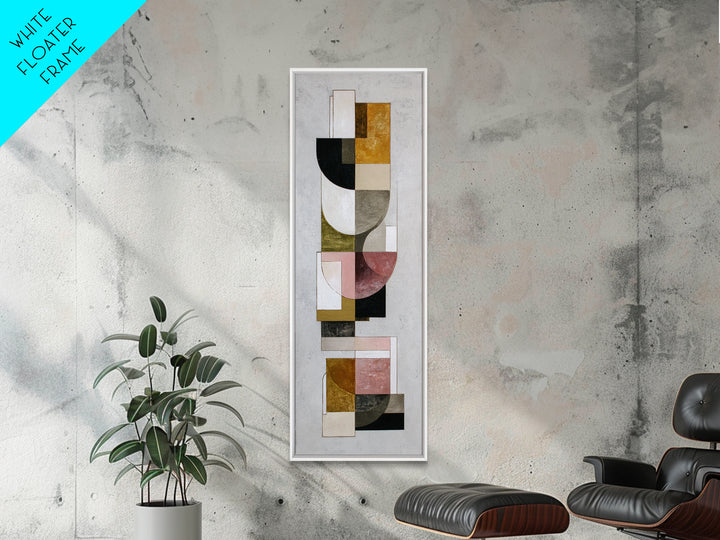 Geometric Color Study Canvas Print, Art, Fine Art Print, Living Room Decor, Abstract Art, Digital Art, Printable Wall Art, ART-1x3-93