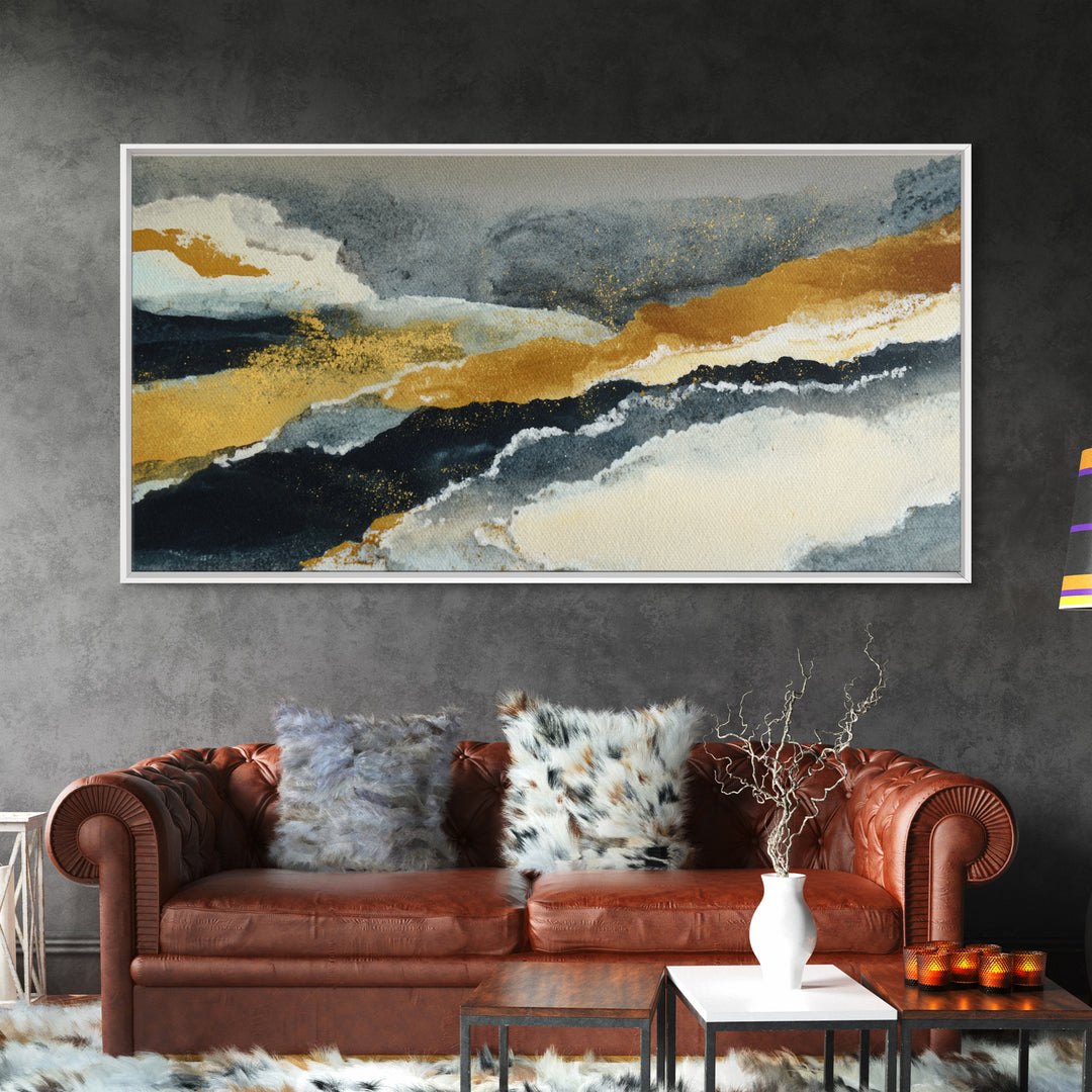 Simple Monochrome Figure Study Canvas Print, Art, Minimalist Decor, Living Room Decor, Oil Painting, Large Wall Art, ART-2x1-32