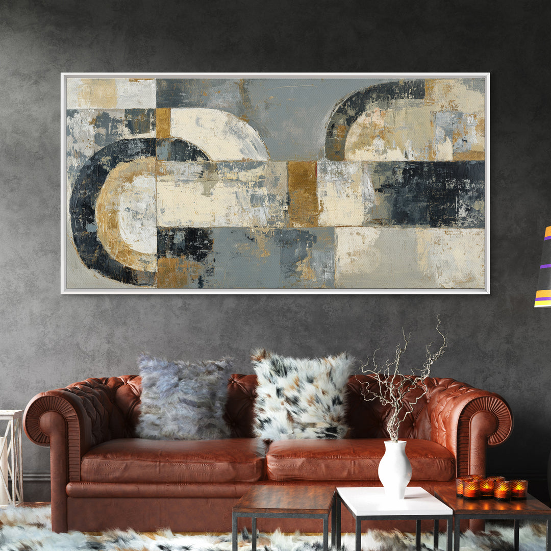 Textured Neutral Abstraction Canvas Print, Art, Textured Painting, Living Room Decor, Abstract Art, Digital Wall Art, ART-2x1-57