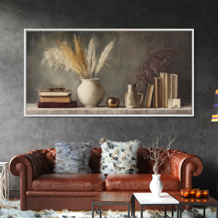 Sunlit Interior Still Life Canvas Print, Art, Room Decor, Living Room Decor, Fine Art, Art Commission, Digital Wall Art, ART-2x1-58
