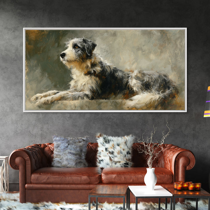 Elegant Animal Portrait Canvas Print, Art, Fine Art Print, Living Room Decor, Oil Painting, Digital Art, Printable Wall Art, ART-2x1-62
