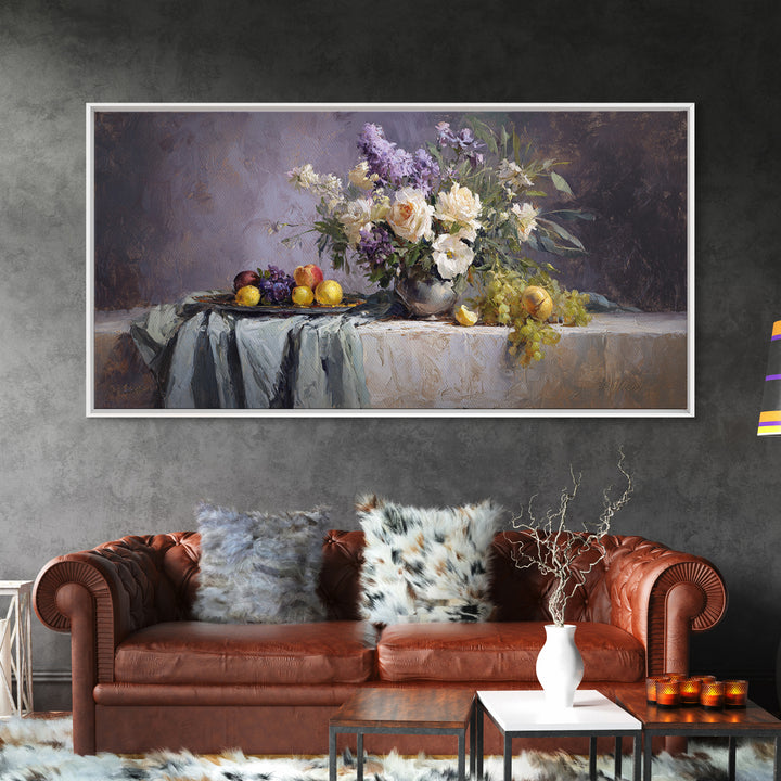 Museum Still Life Canvas Print, Art, Printable Wall Art, Living Room Decor, Watercolor Art, Canvas Art, Ai Art, ART-2x1-93