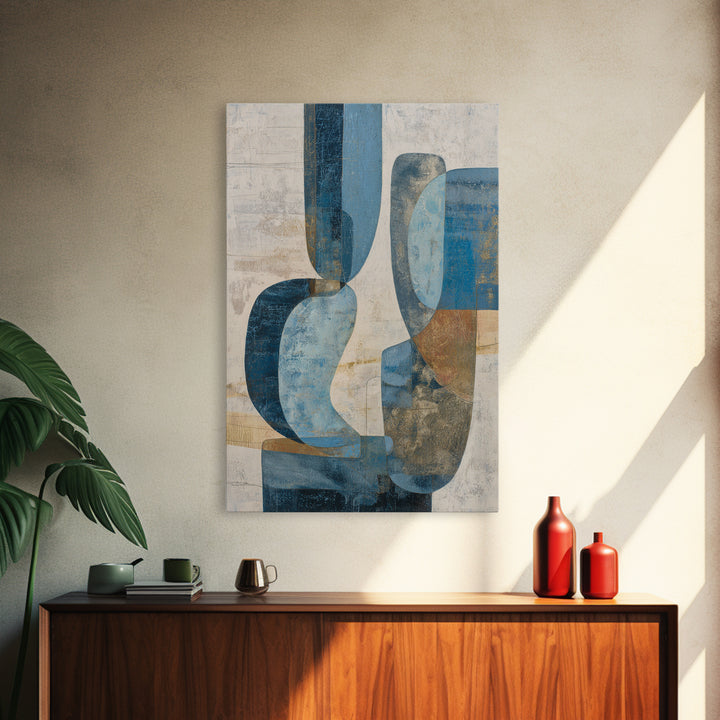 Abstract Water Forms Framed Canvas Print, Art, Room Decor, Living Room Decor, Abstract Art, Art Commission, Digital Wall Art, ART-2x3-75