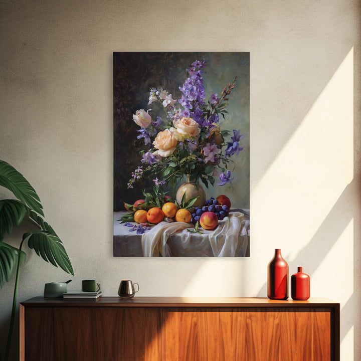 Museum Still Life Canvas Print, Art, Wall Art Prints, Living Room Decor, Fine Art, Ai Art, Textured Wall Art, ART-2x3-81