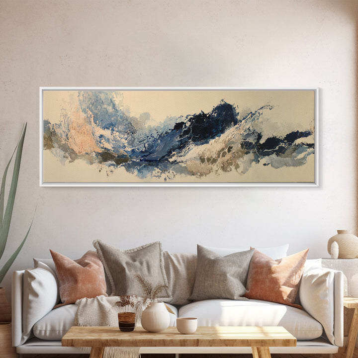 Abstract Water Forms Canvas Print, Art, Printable Art, Living Room Decor, Abstract Art, Statement Artwork, Boho Decor, ART-3x1-11