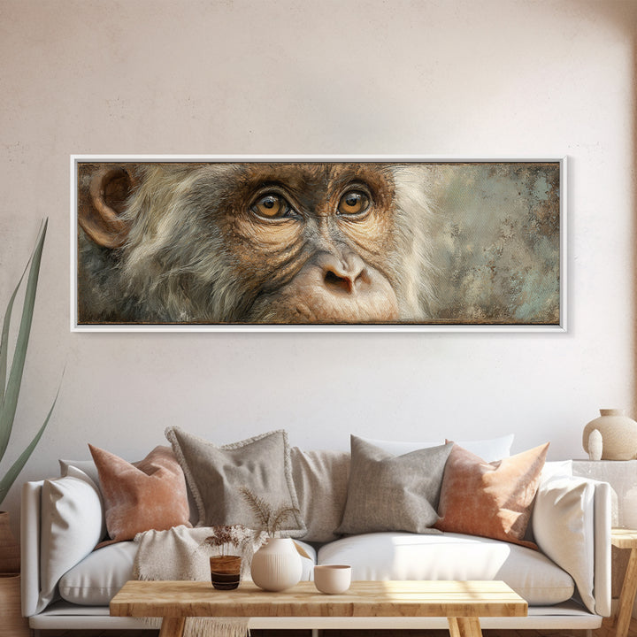 Elegant Animal Portrait Canvas Print, Art, Art Prints, Living Room Decor, Fine Art, Framed Wall Art, Canvas Wall Art, ART-3x1-34