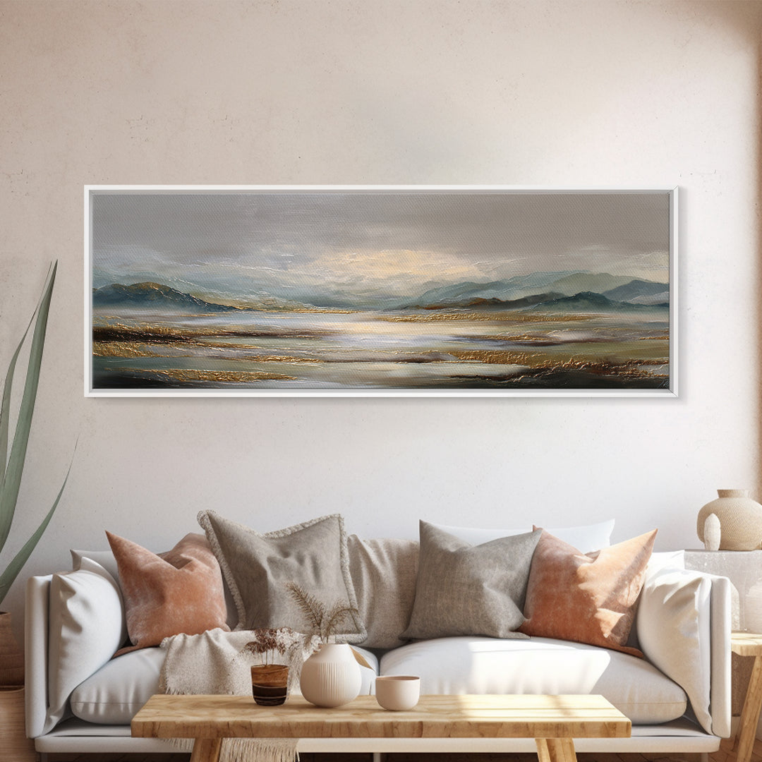 Surreal Dream Landscape Canvas Print, Art, Wall Art Prints, Living Room Decor, Fine Art, Ai Art, Textured Wall Art, ART-3x1-75