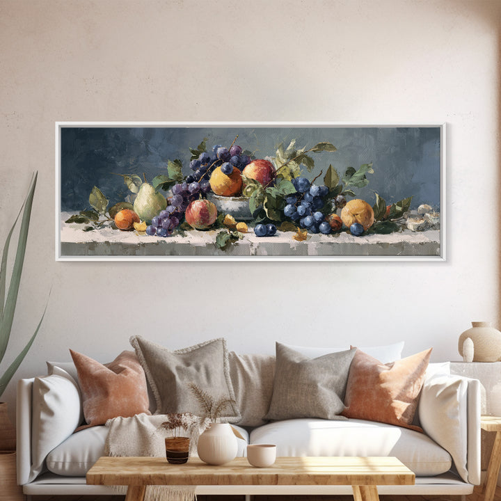 Bold Pop Fruit Composition Canvas Print, Art, Wood Wall Art, Living Room Decor, Fine Art, Modern Decor, Fine Art Print, ART-3x1-8