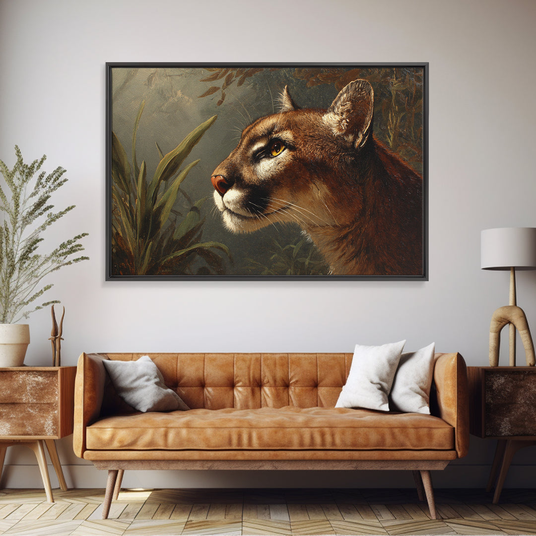 Elegant Animal Portrait Canvas Print, Art, Art Print, Living Room Decor, Oil Painting, Canvas Wall Art, Abstract Art, ART-3x2-22