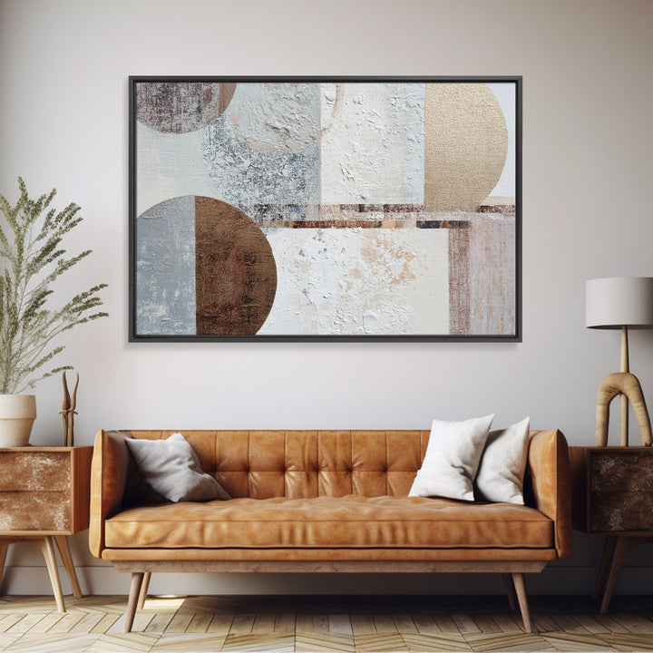Textured Neutral Abstraction Canvas Print, Art, Black Art, Living Room Decor, Fine Art, Wall Decor, Neutral Decor, ART-3x2-89