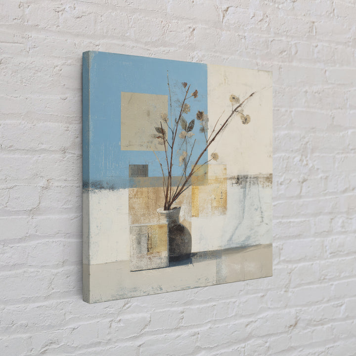 Large Neutral Still Life Canvas Print, Above Sofa Art, Canvas Print, Living Room Decor, Fine Art, Statement, Botanical Wall Art, ASA-1x1-14