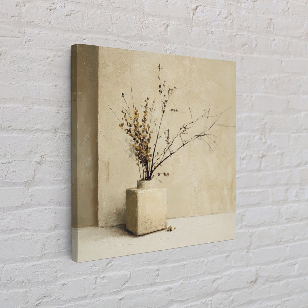 Large Neutral Still Life Framed Canvas Print, Above Sofa Art, Coastal Wall Art, Living Room Decor, Fine Art, Statement, ASA-1x1-38