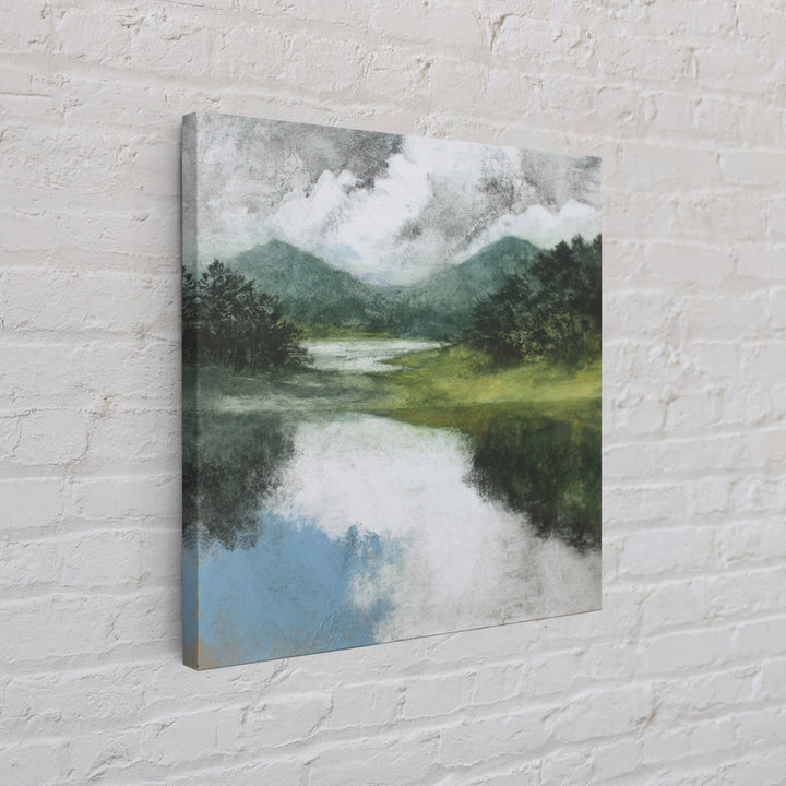 Gallery Style Landscape with Expansive Negative Space Canvas Print, Above Sofa Art, Home Decor, Living Room Decor, Statement, ASA-1x1-48
