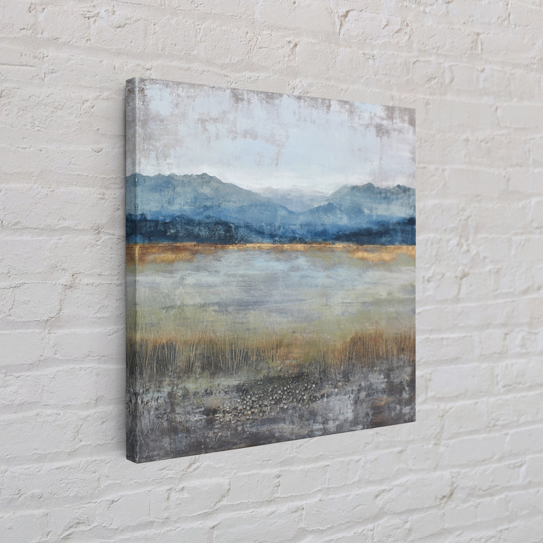 Oversized Abstract Landscape Canvas Print, Above Sofa Art, Modern Art, Living Room Decor, Fine Art, Statement, Art Print, ASA-1x1-49