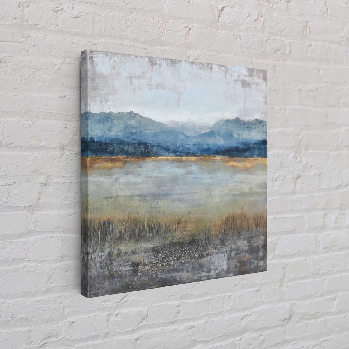 Oversized Abstract Landscape Canvas Print, Above Sofa Art, Modern Art, Living Room Decor, Fine Art, Statement, Art Print, ASA-1x1-49