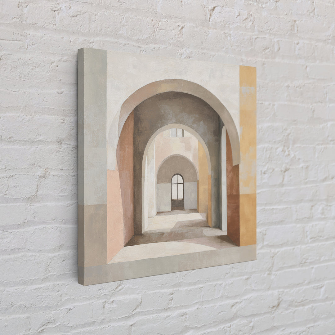 Architectural Arch Study Canvas Print, Above Sofa Art, Fine Art Print, Living Room Decor, Fine Art, Statement, ASA-1x1-81