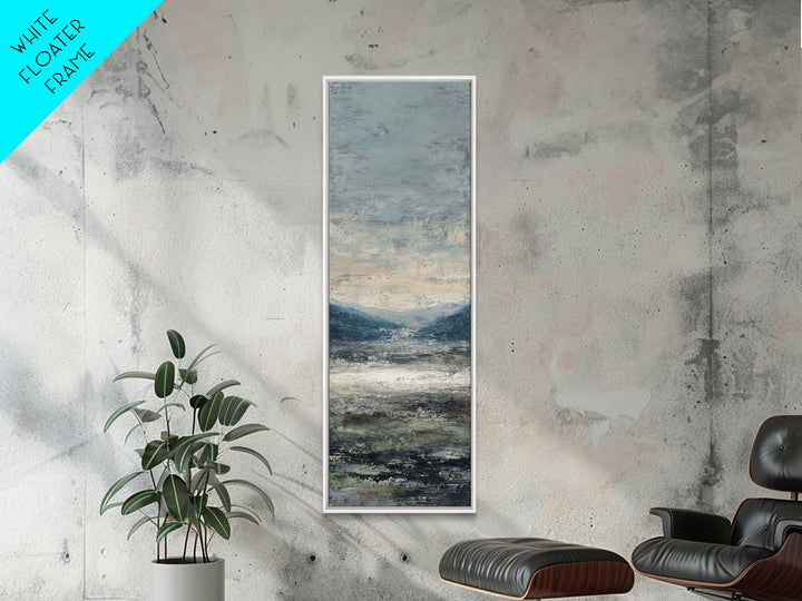 Gallery Style Landscape with Expansive Negative Space Canvas Print, Above Sofa Art, Bauhaus Print, Living Room Decor, Statement, ASA-1x3-12