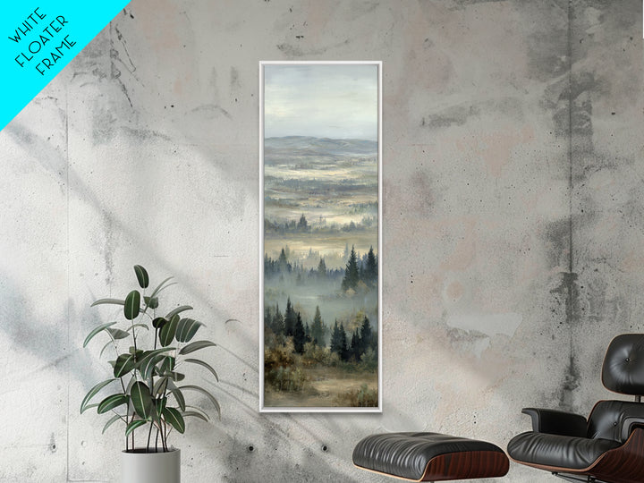 Wide Olive and Beige Meadow Panorama Canvas Print, Above Sofa Art, Canvas Print, Living Room Decor, Oil Painting, Statement, ASA-1x3-22