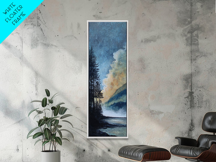 Gallery Style Landscape with Expansive Negative Space Canvas Print, Above Sofa Art, Modern Decor, Living Room Decor, Statement, ASA-1x3-36