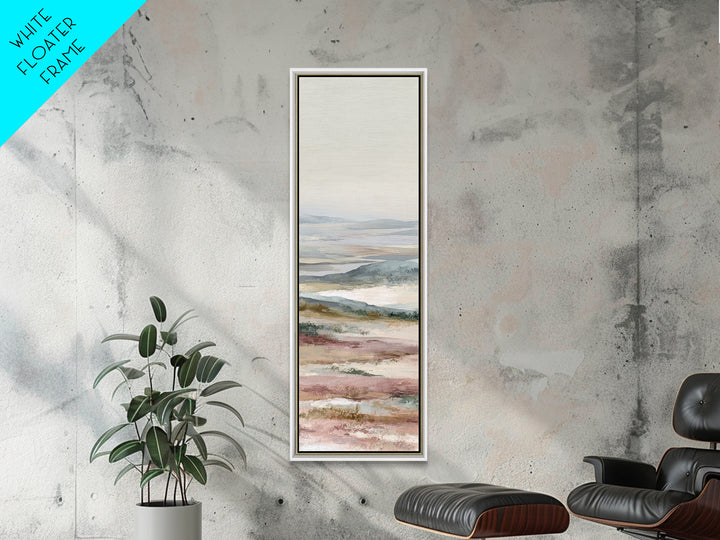 Sunlit Rolling Hills Framed Canvas Print, Above Sofa Art, Coastal Decor, Living Room Decor, Fine Art, Statement, Luxury Decor, ASA-1x3-53