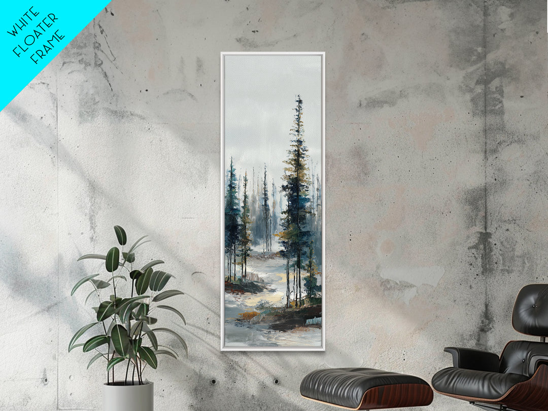 Modern Scandinavian Forest Canvas Print, Above Sofa Art, Set of 3 Wall Art, Living Room Decor, Statement, Minimalist Wall Art, ASA-1x3-99
