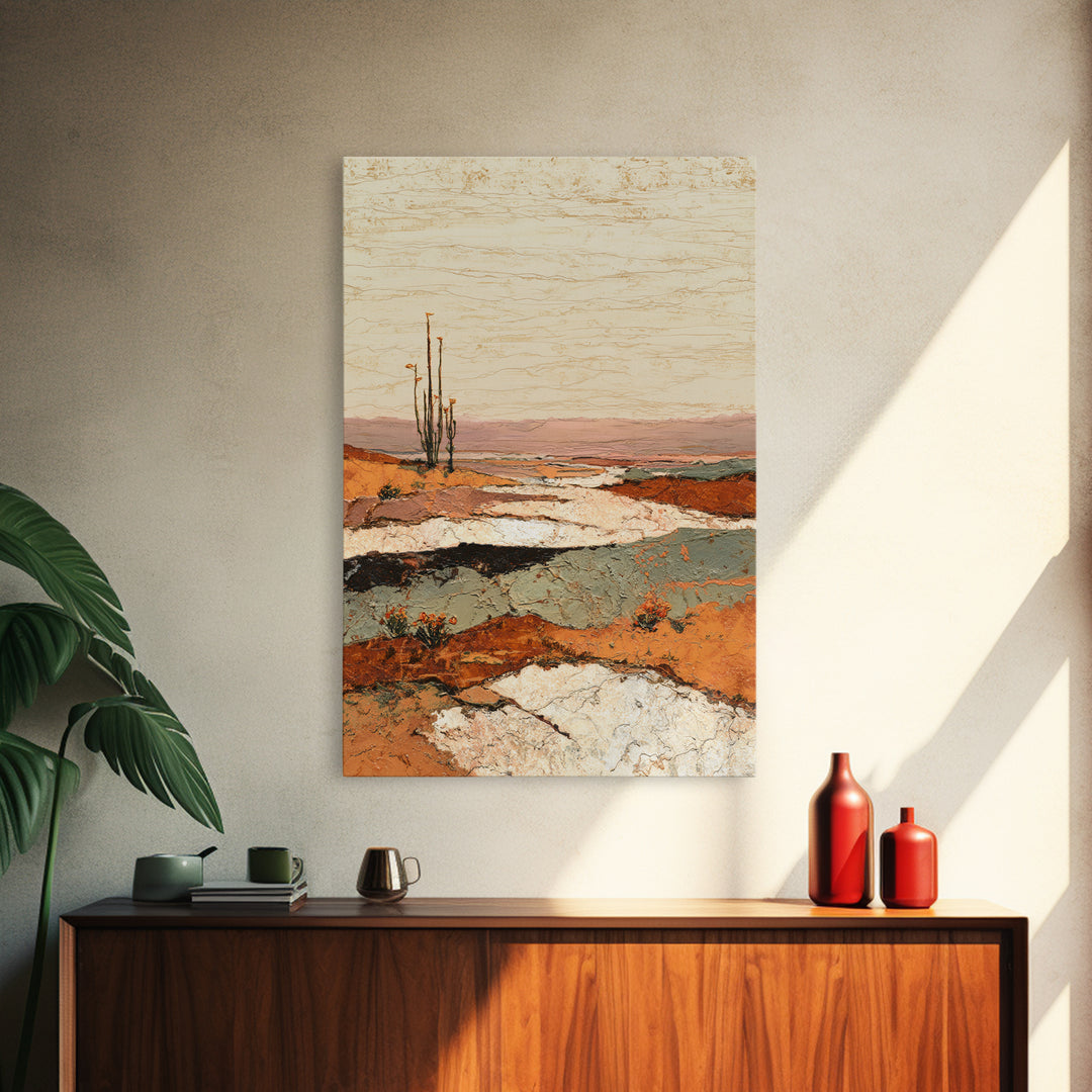 Abstract Canyon Landscape Canvas Print, Above Sofa Art, Wall Decor, Living Room Decor, Fine Art, Statement, Contemporary Art, ASA-2x3-39